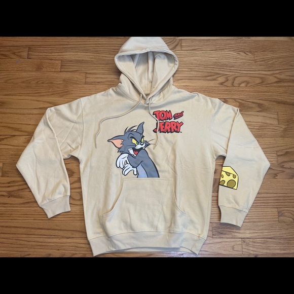 Tom & Jerry Double Sided Graphic Hoodie New Withou - Picture 2 of 6